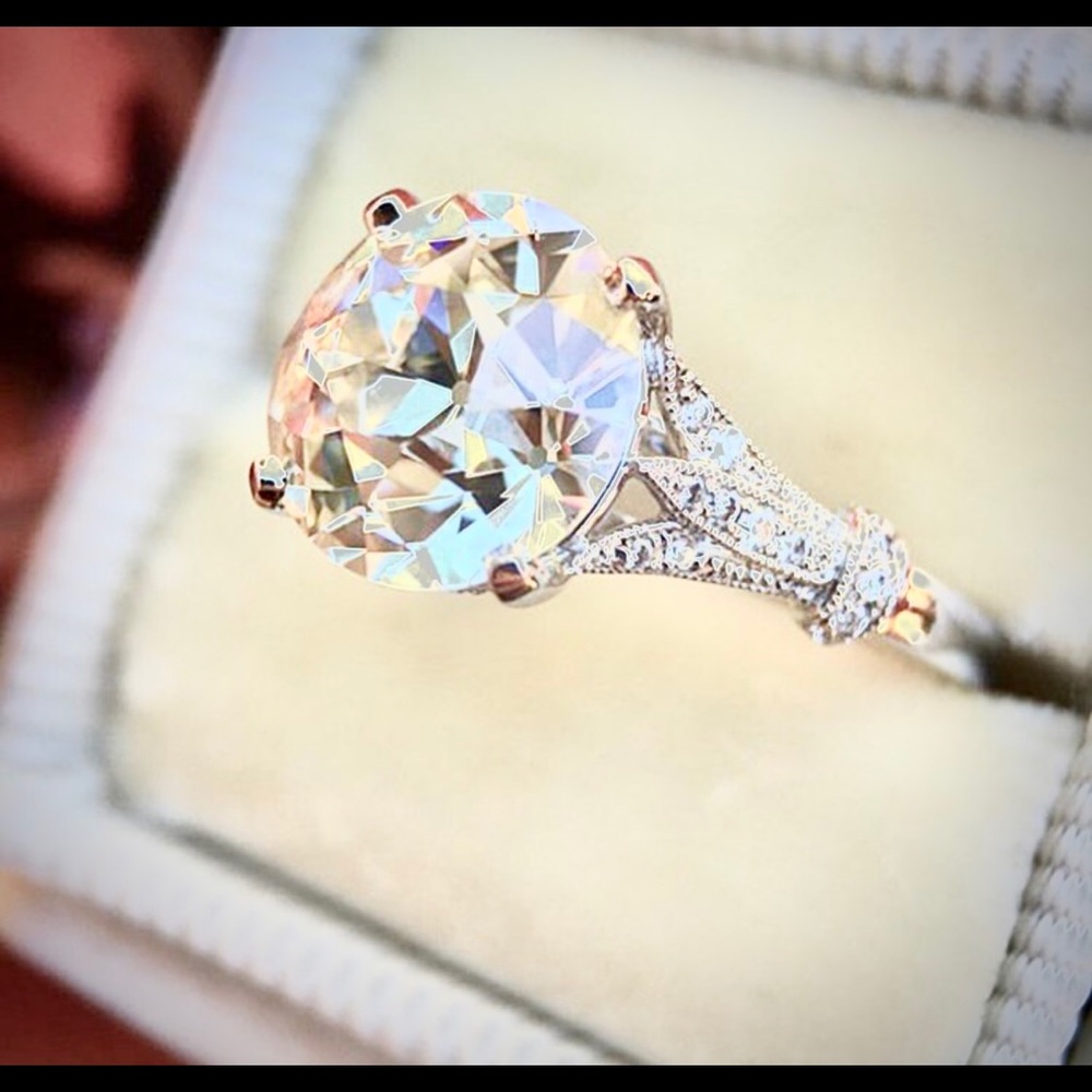 COPY - White Topez Engagement Ring